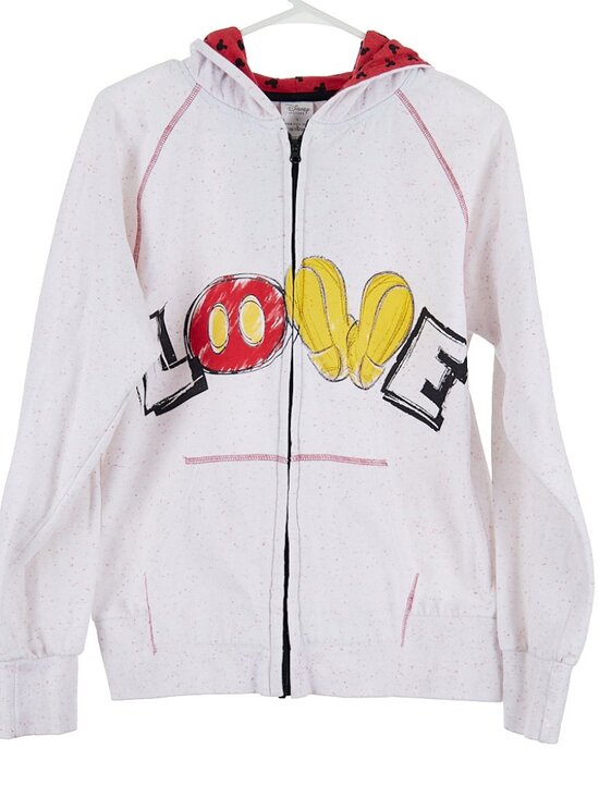 Disney Tops - VTG Disney Store Zip Up Hoodie Sweatshirt Large Graphic Mickey Mouse